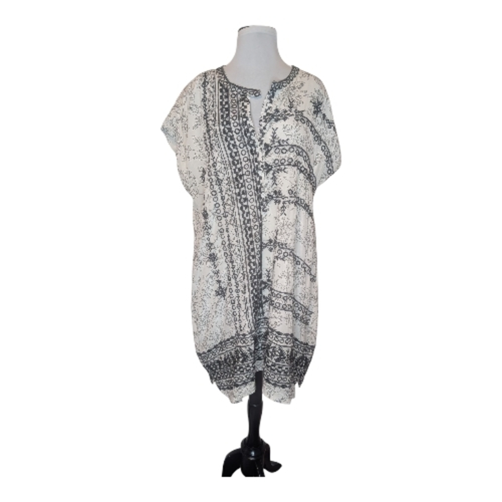 Biya Johnny Was Dress Size Large Embroidered Johnny Was Tunic Dress